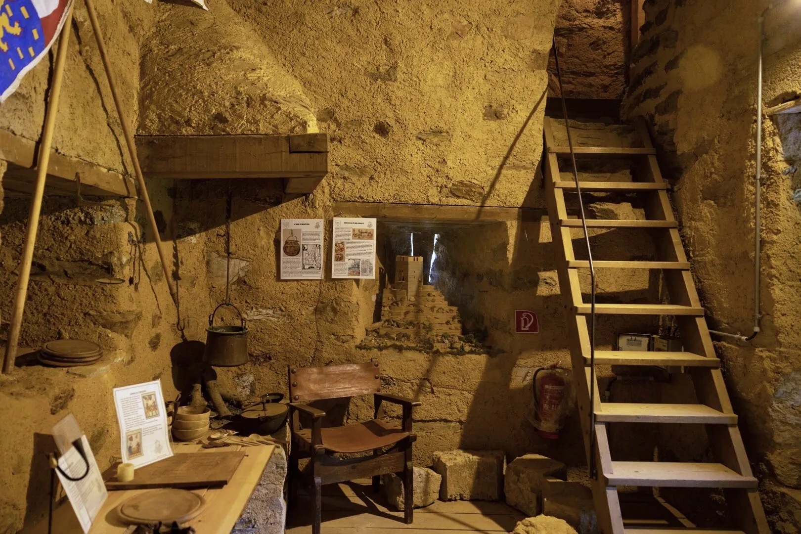 Historischer Wohnraum in Burg Frauenstein